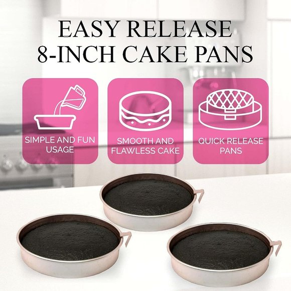 Aunt Shannon's Kitchen Aunt Shannons Kitchen 8inch Round Cake Pans